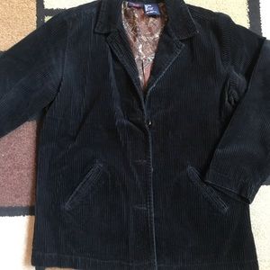 Jeans vintage black corduroy jacket